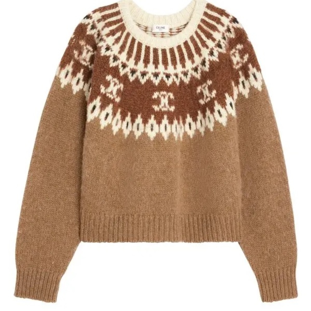 Celine Fair Isle Sweater